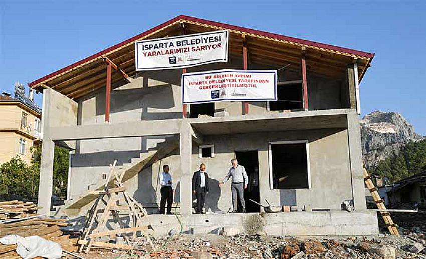 Isparta Belediyesi Öncülüğünde Çandır’a 5 Ev Daha Yapılıyor